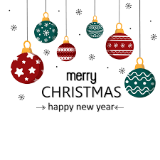 Merry christmas and happy new year holiday white banner illustration. Merry Christmas Card With Christmas Balls 1418962 Vector Art At Vecteezy