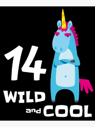 Find thoughtful gifts for 14 year old boys such as razor power rider electric tricycle, 1980's classic retro candy gift box, shoot again basketball, amazon.com gift cards. 14th Bday Boy Unicorn Party Outfit Funny 14 Year Old Birthday Gift For His Fourteenth Bday Postcard By Stella1 Redbubble