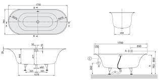 Preistendenz eur 298,61 ebay berechnet diesen preis mithilfe eines maschinellen lernmodells auf grundlage der verkaufspreise für dieses produkt innerhalb der letzten 90 tage. Villeroy Boch Cetus Ovale Badewanne Weiss 175x75 Cm