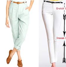 Size Chart For Women Trousers Standard Measurements Usha