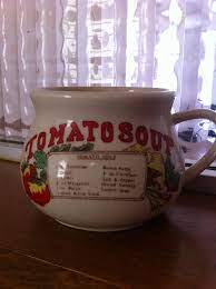 Vintage Tomato Soup Recipe Cup Mug Bowl Recipe Cup Tomato Soup Recipes Soup Mugs