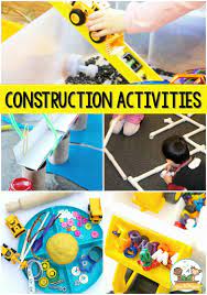 All you need is flour, water, and food coloring to make this! Construction Activities For Preschool Pre K Pages