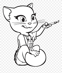 Find the best talking tom coloring pages for kids & for adults, print 🖨️ and color ️ 14 talking tom coloring pages ️ for free from our coloring … Talking Angela Talking Tom And Friends Coloring Book Talking Angela Colouring Pages Clipart 5688268 Pinclipart Coloring Home