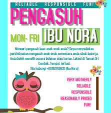 Sebut saja, keleluasaan untuk we time dan istirahat sejenak, bisa diandalkan saat harus bekerja lembur, dan sebagainya. Pengasuh Ibu Nora Posts Facebook