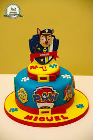 Skye de paw patrol o patrulla canina. Paw Patrol Chase Bolo De Aniversario Paw Patrol Bolo Do Paw Patrol Patrulha Pata