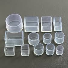4pcs Transparent Chair Leg Caps Non Slip Furniture Table Floor Feet Cover Protector Pads Rubber Furnitur Rubber Furniture Pads Furniture Pads Transparent Chair