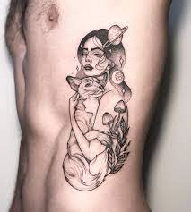 First Tattoo For Brian Embracing The Divine Feminine With His Spirit Animal Thanks For The Lovely Chats Nature Tattoos Body Art Tattoos Mother Nature Tattoo