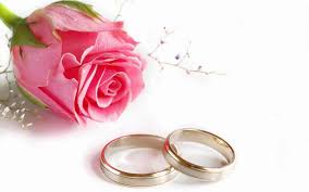Romantic Pink Rose And Couple Wedding Rings Hd Wallpaper 3476 Wedding Background Wallpaper Wedding Anniversary Wishes Happy Marriage Anniversary