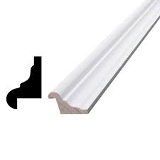 The 2170a and 2170a.1 are both excellent choices for all types of offices where chairs and furniture mar the walls. Alexandria Moulding 3 4 In X 1 1 8 In X 84 In Primed Pine Finger Jointed Panel Cap Moulding 03724 93168c The Home Depot