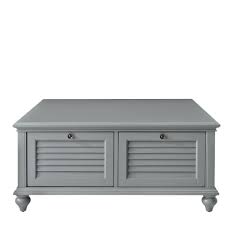 Home Decorators Collection Hamilton Grey Coffee Table Distressed Grey In 2020 Coffee Table Wood Coffee Table With Storage Coffee Table