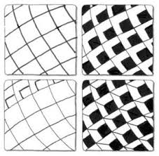 It is better to start with the latter because it is easy to draw and grasp the method. Zentangle Tiny Tutorial By Maria Thomas On Control Of Lines Easy Zentangle Patterns Easy Zentangle Zentangle Patterns
