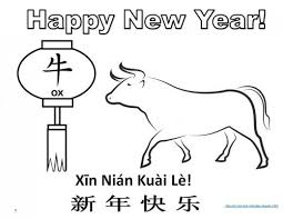 Printable Year Of The Ox Coloring Sheet Printable Coloring Pages Coloring Pages Printable Coloring