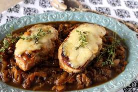 I used italian breadcrumbs with the lipton's onion soup mix to coat the pork chops. French Onion Pork Chops Recipe With Melted Cheese And Thyme