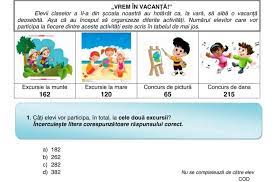 Examenul a început la ora 09.00, iar elevii au avut două ore la dispoziție pentru a rezolva. Subiecte Evaluarea NaÅ£ionalÄƒ La Clasele A Ii A A Iv A Si A Vi A Cum AratÄƒ Structura Subiectelor
