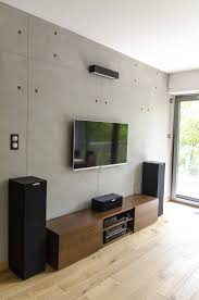 The Strength Of Concrete Indoors Homify Homify Industrial Style Living Room Concrete Wall Panels Concrete Walls Interior