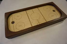 Penny Hockey Game Board Made From Rough Sawn Wood Maple And Walnut Do It Yourself