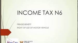 Updated on 26 april 2021. Income Tax N6 Fringe Benefits Right Of Use Of A Motor Vehicle Mr X M Nkosi Youtube