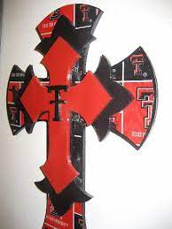 Wall Cross For The Texas Tech Lover Etsy Texas Tech Decor Cross Ideas Wall Crosses
