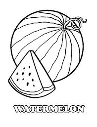 Here are ten coloring pages of this delicious fruit, which is a favorite among children of all ages. Watermelon Coloring Page 1 Online Coloring Pages