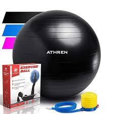 athren exercise ball 45 85cm extra thick at 2000lbs anti burst professional grade yoga ball also known excercise ball workout ball exercises yoga ball
