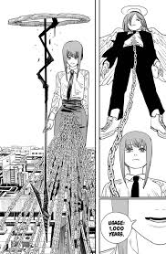 A public safety devil hunter and the boss of denji. Makima Anime Scythe Chainsaw Manga Art