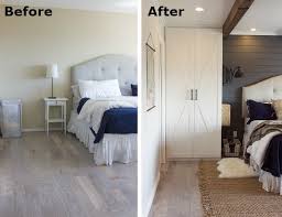 Take one room in varying shades of mismatched jewel tones, add a fresh coat of white paint, and voilà: Bedroom Makeover A Builder Grade Room Gets Cozy Bob Vila