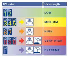 The uv index provides a daily forecast of the expected risk of overexposure to the sun. Hermanns Mesenich Weather Uv Index Forecast