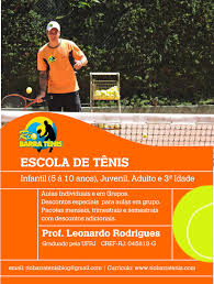 Rio de janeiro 2016 / brazil, clay , live, pavúk / draw prize / money : Rio Barra Tenis Professor Leonardo Rodrigues Um Menino Prodigio No Ensino Do Tenis No Rio De Janeiro