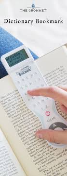 Slim And Smart This Bookmark Can Tell You The Meaning Of Tens Of Thousands Of Words There S One For Kids And One Fo Electronic Dictionary Bookmark Dictionary