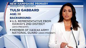 We will not be intimidated into silence. Candidate Profile Tulsi Gabbard