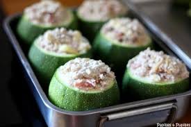 Courgettes Rondes Farcies A L Italienne Recette Recettes De Cuisine Courgette Ronde Farcie Courgettes Farcies