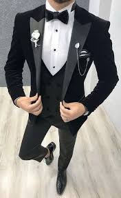 Pin On Black Suits Black Tuxedo Wedding