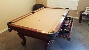 Barrington springdale 90 claw leg billiard table. Solo Scottsdale 8 Beach Mfg Gus Adams Pool Table 27