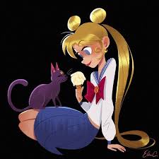 Sharing An Ice Cream Cone Sailormoon Sailor Moon Aurora Sleeping Beauty Sailor Scouts