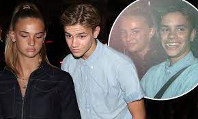 Romeo beckham's 'girlfriend' gets seal of approval from david and victoria. Romeo Beckham Is Pictured With With New Girlfriend Mimi Moocher Daily Mail Online