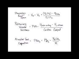 The assumption is that the partial pressure of co2 in the atmosphere is nearly 0 so we can drop part of the equation. Equation Rapid Review Physiologic Dead Space Pulmonary Vascular Resistance Alveolar Gas Equation Youtube