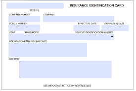 We accept discover ®, mastercard ®, visa ® and personal checks and all payments are sent securely. Insurance Company Auto Insurance Id Card Template