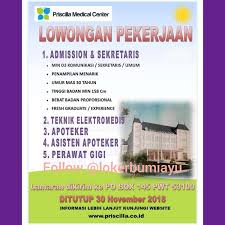 Data sekunder apoteker dan asisten apoteker di. Lowongan Kerja Staff Non Medis Februari 2021