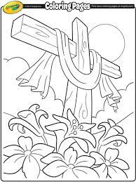 Free printable cross coloring pages these cross coloring pages could serve many purposes. Easter Cross Coloring Page Crayola Com
