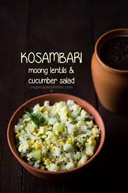 Kosambari Recipe Indian Salads Veg Salad Recipes Indian Food Recipes Vegetarian