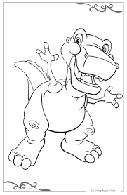 Choose your favorite coloring page and color it in bright colors. The Land Before Time Printable Coloring Pages For Kids Cute Coloring Pages Coloring Pages Disney Art Drawings
