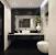 Small Black And White Bathroom Decor
