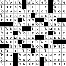 Welcome to our new puzzles & games section! 0606 19 Ny Times Crossword 6 Jun 19 Thursday Nyxcrossword Com