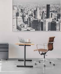 Soho Ribbed Management Chair Brown Modern Office Space Mid Century Modern Office Chair Office Chair Design