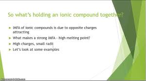 melting point trends of ionic compounds