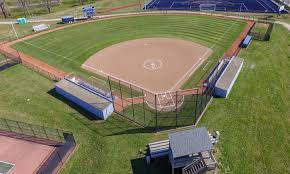 The normal distance between the bases on a fastpitch softball field are 60 feet. Marietta Field Softball Facilities Marietta College Athletics