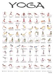 A4 Printable Yoga Poster Hatha Yoga Asanas Educational Poster With Yoga Postures Sanskrit With Hatha Yoga Asanas Hatha Yoga Poses Yoga Asanas