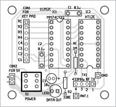 Components Layout For The Pcb Shown In Fig 4 Electronic Circuit Projects Electronics Circuit Electronics Projects