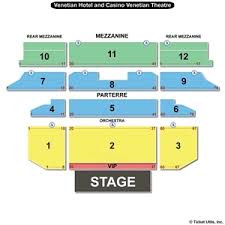 78 Most Popular Venetian Hotel Theatre Seating Chart