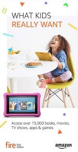 Made Just For Kids Fire Kids Edition Tablet Features Amazon Freetime Unlimited Bringing Together All The Types Of Content They Real Fire Kids Kids Store Kids